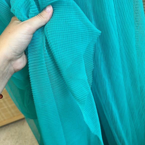 NWT Lulus Teal Mermaid Gown Maxi Dress - Picture 11 of 12